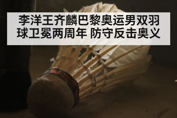 李洋王齐麟巴黎奥运男双羽球卫冕两周年 防守反击奥义